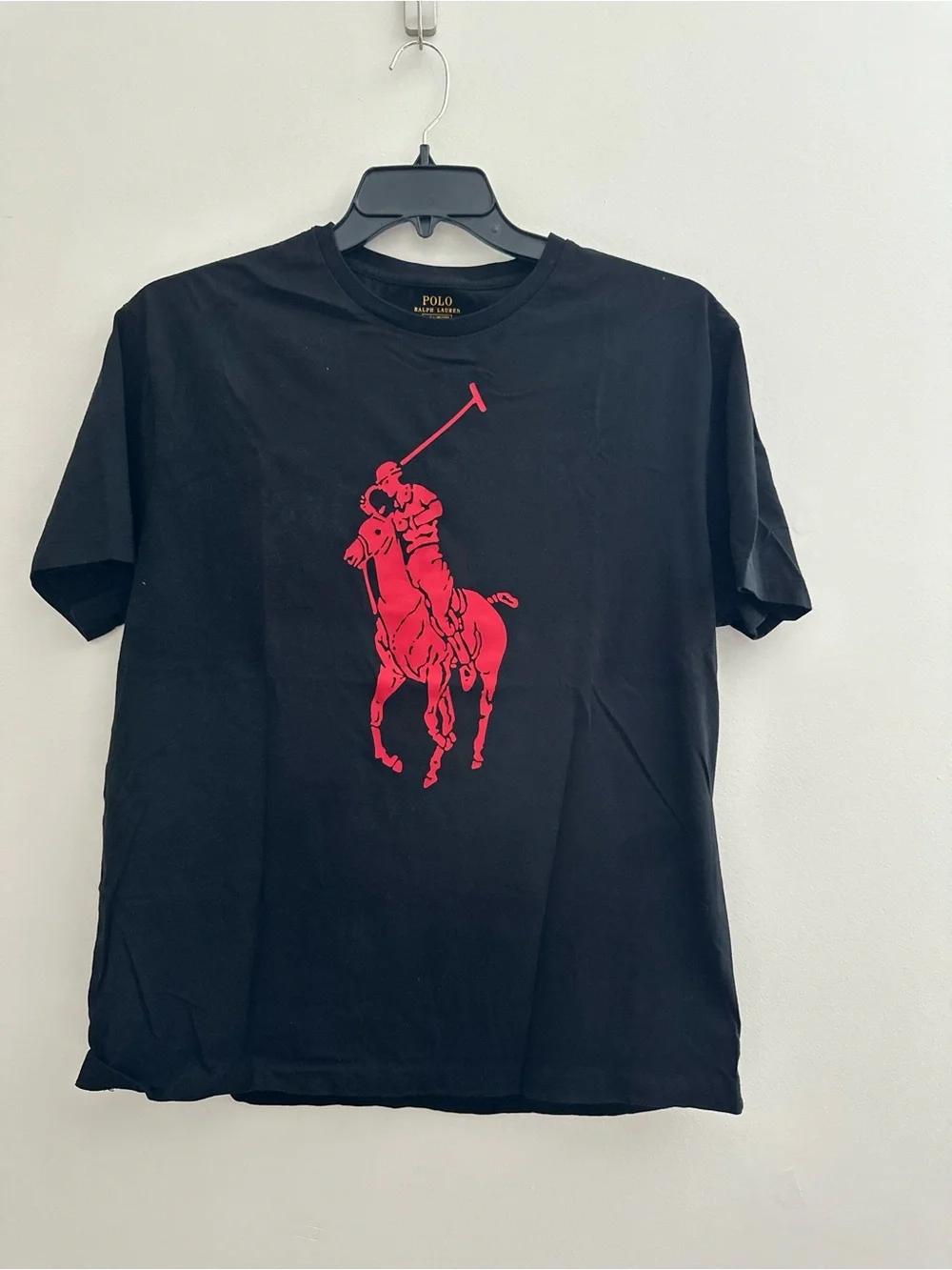 Polo by Ralph Lauren Black Tee Red Polo by Ralph Lauren Player Graphic large